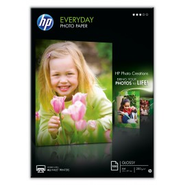 HP Q2510A papel fotográfico Negro, Azul, Blanco A4