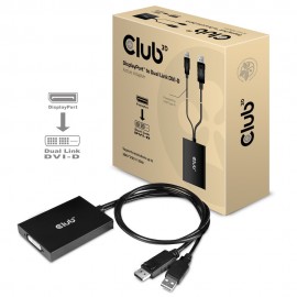 CLUB3D cac-1010 Displayport usb DVI-I Daul link Negro, Blanco