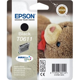 Epson Teddybear Cartucho T0611 negro
